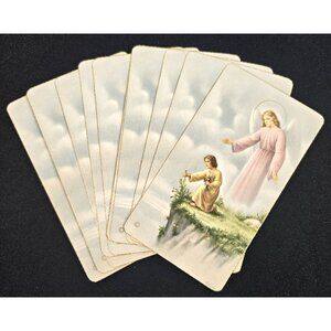 Guardian Angel with Child Holy Cards Italy Vintage 1950s NOS 10pc Lot